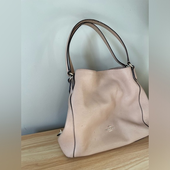 Coach Edie shoulder bag tan colour - Picture 2 of 12